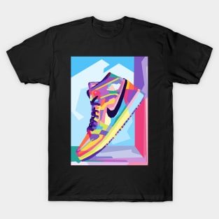 Snekaers Design Wpap Pop Art T-Shirt